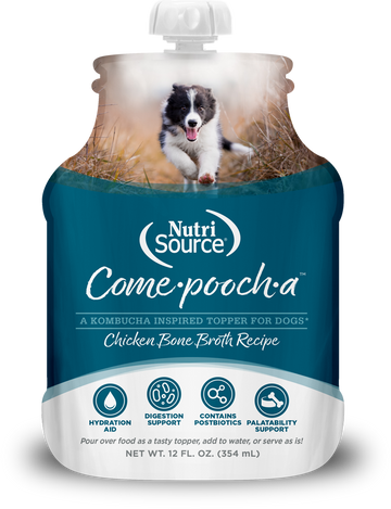 Chicken Bone Broth Food Topper For Dogs