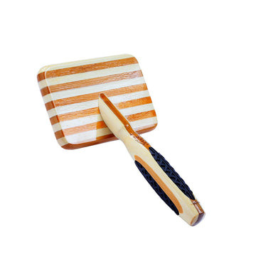 Soft Slicker Bamboo Handle Hair Brush For Cats & Dogs