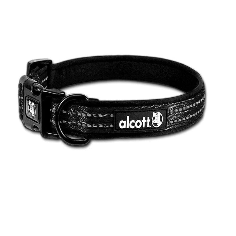 Alcott Adventure Dog Collars come with vibrant colors black, green,red, teal, pink, purple.