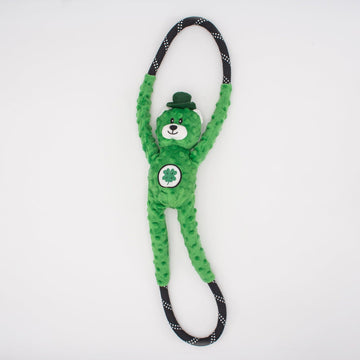 Bear Squeaky Rope Dog Toy Animals & Pet Supplies ZippyPaws
