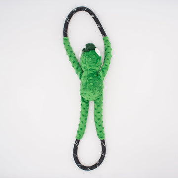 Bear Squeaky Rope Dog Toy