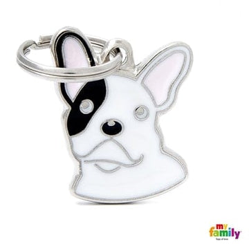Bull Dog Pet Id Name Tag