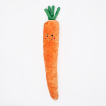 Carrot Soft Plush Squeaky Dog Toy Animals & Pet Supplies ZippyPaws