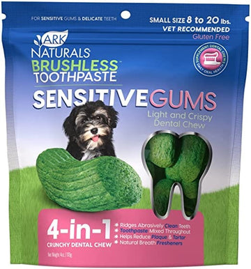 Dental Chews for Sensitive Gums, Vet Recommended for Plaque, Bacteria & Tartar Control for Small Breed Dogs