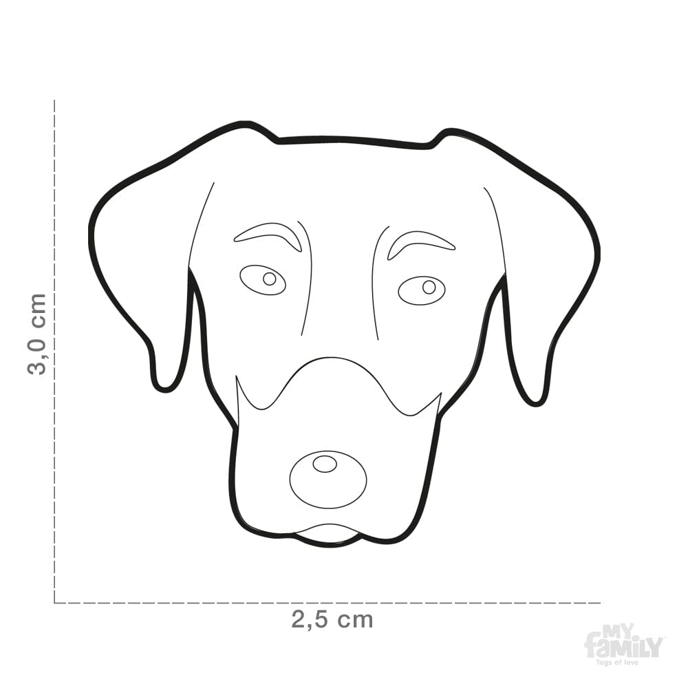 Dobermann Dog Name Tag