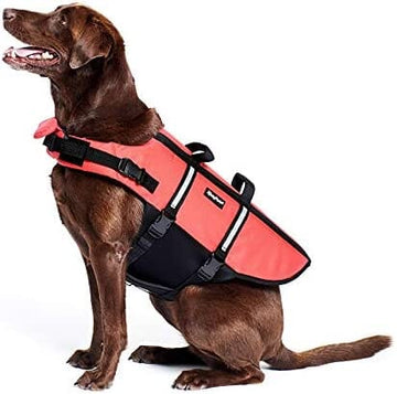 Dog Life Jacket Vest - for Boating, Swimming, Pools
