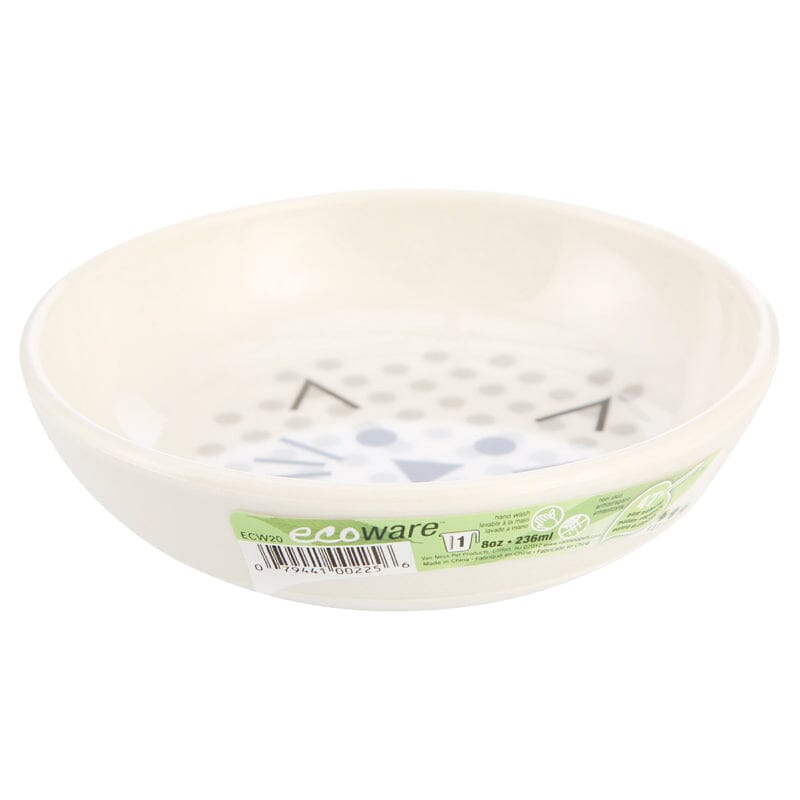 Van Ness Ecoware Cat dish or bowls shallow and wide design was made with cats in mind.