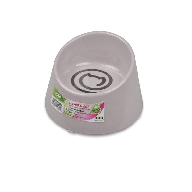 Cat Bowls Online Non-Skid No-Tip Ecoware Raised Cat Bowl 8oz-236ml
