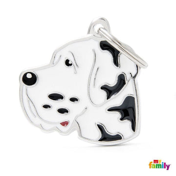 Harlequin Great Dane Dog Name ID Tag