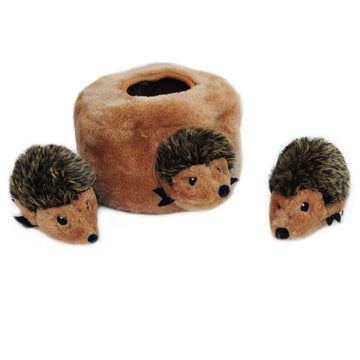 Hedgehog Plush Interactive Squeaky Dog Toy