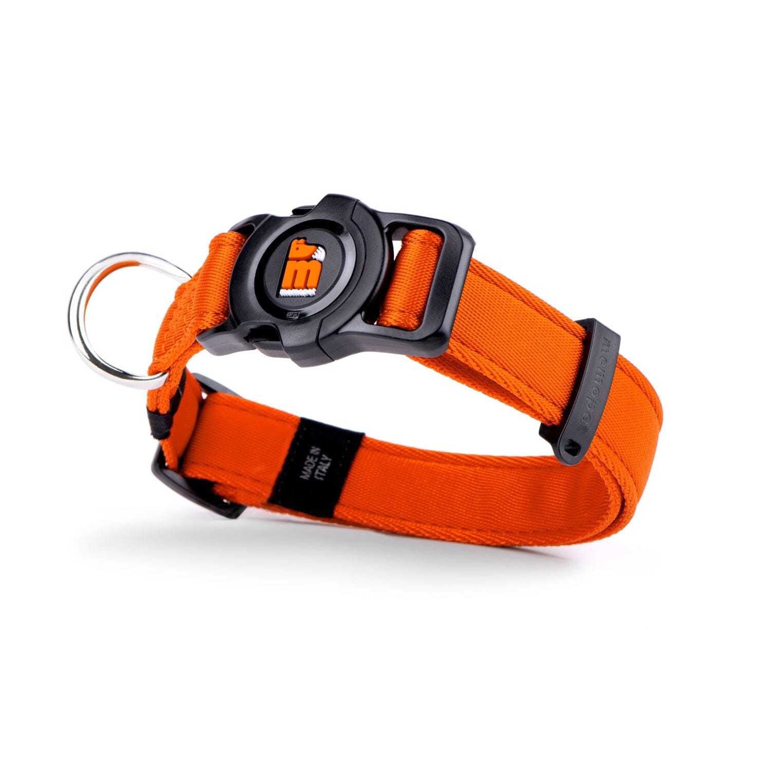 Memopet Dog Collar With Activity Tracking Device and Digital ID Pet Supplies My Family Small Orange 