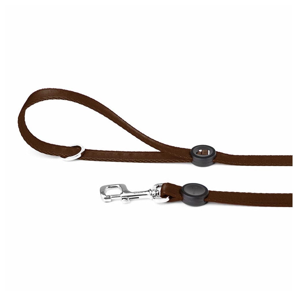 Memopet Dog Leash With Activity Tracking Device and Digital ID Pet Supplies My Family Small Brown 