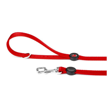 Memopet Dog Leash With Activity Tracking Device and Digital ID Pet Supplies My Family Small Red