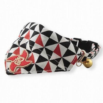 Ninja Black Bandana Collar For Cats