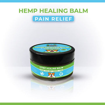 Pain Relief Hemp Healing Balm With Peppermint Oil For Dogs (100mg CBD)