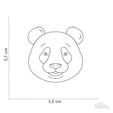 Panda Wild Animal Jungle Theme Name ID Tag Pet Supplies My Family