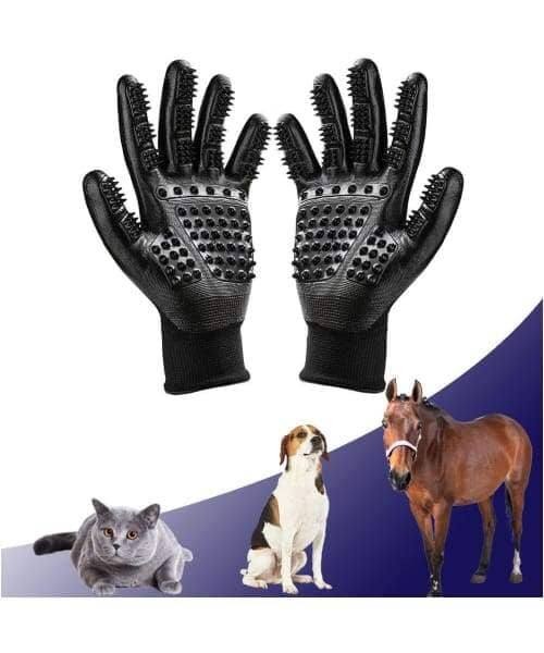 PawsnCollars Spa Grooming Glove and Massager For Cats & Dogs - Comfort Supplies