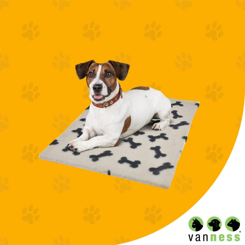 Van Ness Extra-Large DRI-FLEECE Quick-Dry Pet Mat Bedding made in Italy. Cut-to-size customizable & machine washable.