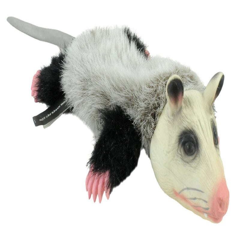 Hyper Pet Real Skinz Opossum Plush Dog Toy does not have any stuffing inside, so it never create any mess around the house. 