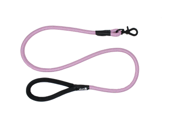 Rope Leash With Reflective Stitching Pet Supplies Alcott Rope Leash One Size Pink