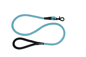 Rope Leash With Reflective Stitching Pet Supplies Alcott Rope Leash One Size SkyBlue