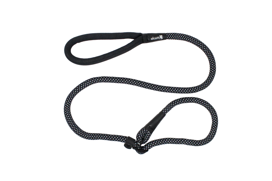 Rope Training Leash With Reflective Stitching Pet Supplies Alcott Rope Training Leash Black