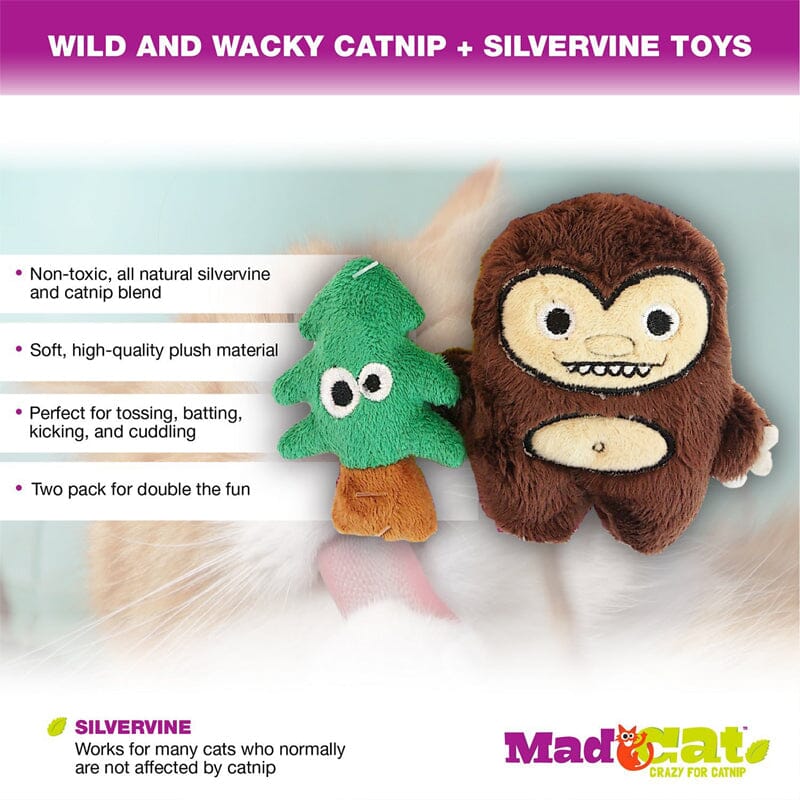 Sassy Sasquatch Catnip & Silvervine Toys like your kitty little sweet, little salty will keep cat occupied for hours to come.