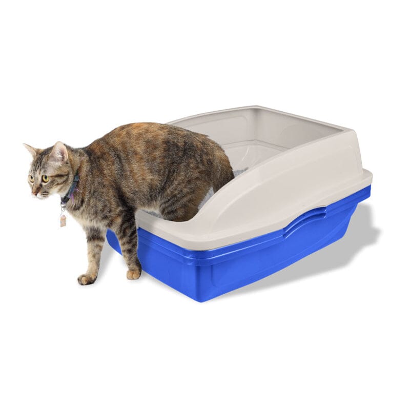 Van Ness Sifting Cat Litter Pan or Box With Frame is Made of high-resistant plastic, 20% eco-safe recycled content.