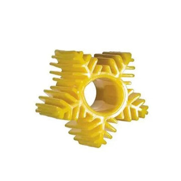 Chase 'N Chomp Snowflake Ball Dog Toy Floats ! Giving extra fun play in water.