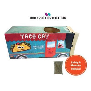 Taco Truck Crinkle Bag Catnip & Silvervine Toy