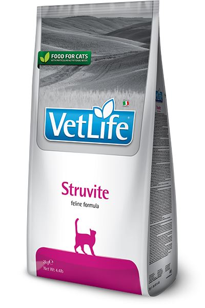 Vet Life Natural Diet Struvite Dry Food For Cats Cat Food Farmina Pet Foods 2 Kg 
