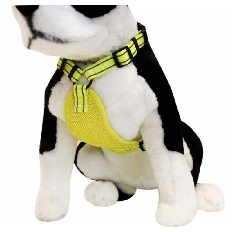 Collar & waist bands of Alcott Essential Visibility Harness with Reflective Accents adjust for your dog's optimal comfort.