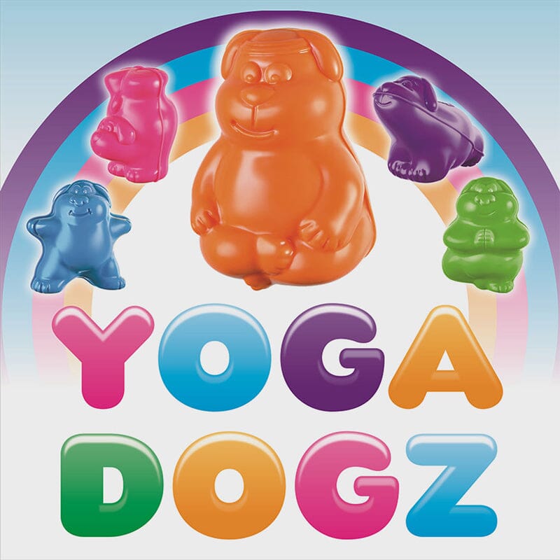 Upward, Warrior & Lotus yoga dogz poses have special features such as crunching, squeaking and treat dispensing respectively.