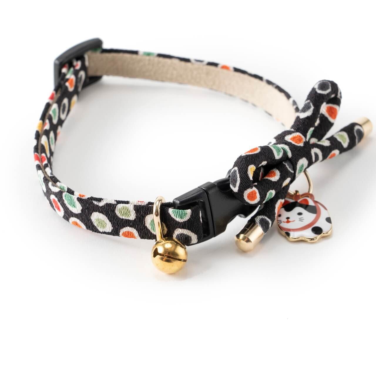 Zen Hariko Charm Black Collar For Cats