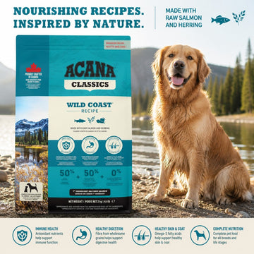 Acana Wild Coast Dry Dog Food | Grain Free Dog Food for All Life Stages