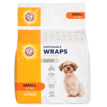 Arm & Hammer Disposable Male Dog Wraps