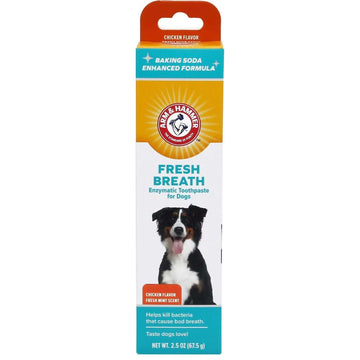 Arm & Hammer Fresh Breath Chicken Flavored Enzymatic Dog Toothpaste-2.5 oz