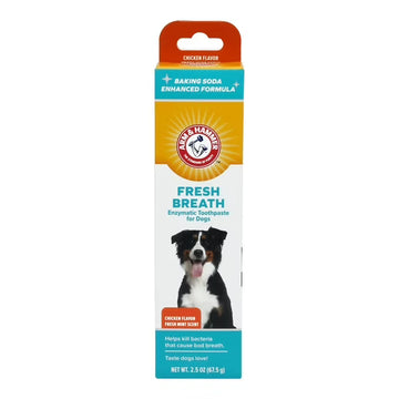 Arm & Hammer Fresh Breath Chicken Flavored Enzymatic Dog Toothpaste-2.5 oz
