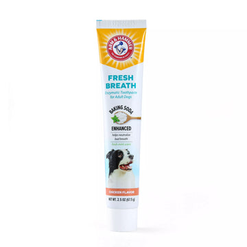 Arm & Hammer Fresh Breath Chicken Flavored Enzymatic Dog Toothpaste-2.5 oz