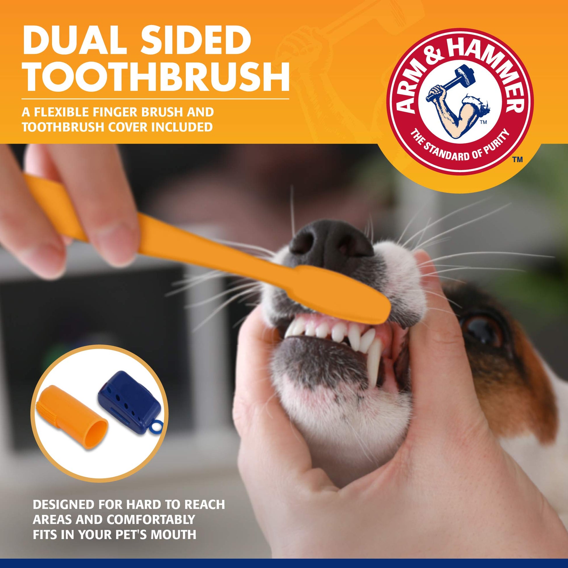 Arm & Hammer Products Tartar Control Banana Mint Flavored Enzymatic Dog Dental Kit

-1