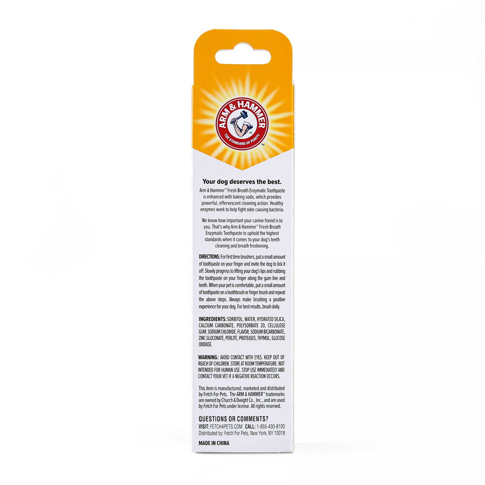 Arm &amp; Hammer Fresh Breath Enzymatic Dog Toothpaste 2
