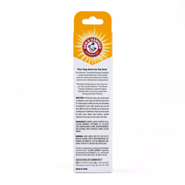 Arm & Hammer Fresh Breath Vanilla Flavored Enzymatic Dog Toothpaste-2.5 oz
