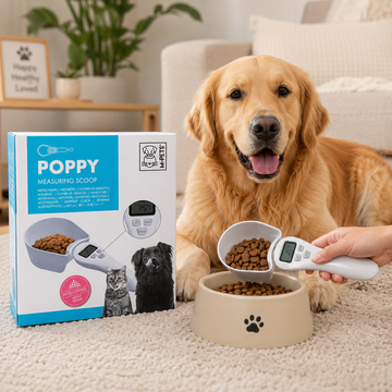 M-PETS Poppy Digital Measuring Scoop for Dogs & Cats | Pet Food Portion Control
