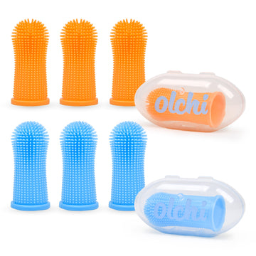 Finger tooth brush for dogs