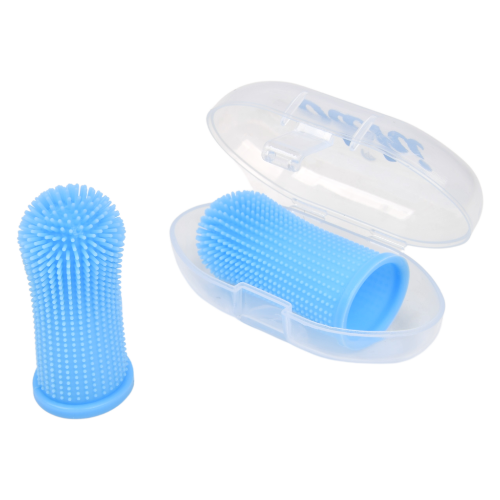 Finger tooth brush for dogs