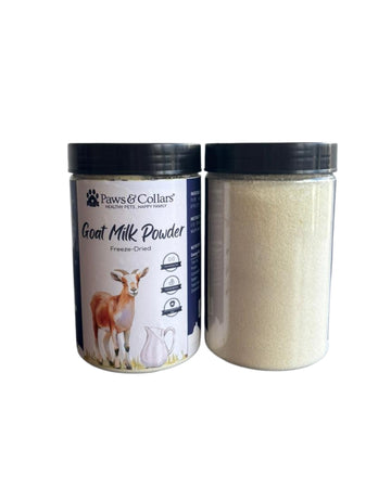 PawsnCollars Freeze-Dried Goat Milk Powder for Cats & Dogs – Calcium & B2 Support