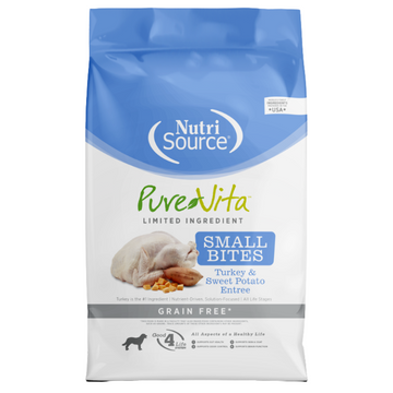 Turkey & Sweet Potato Small Bites Grain Free Dry Food For Dogs