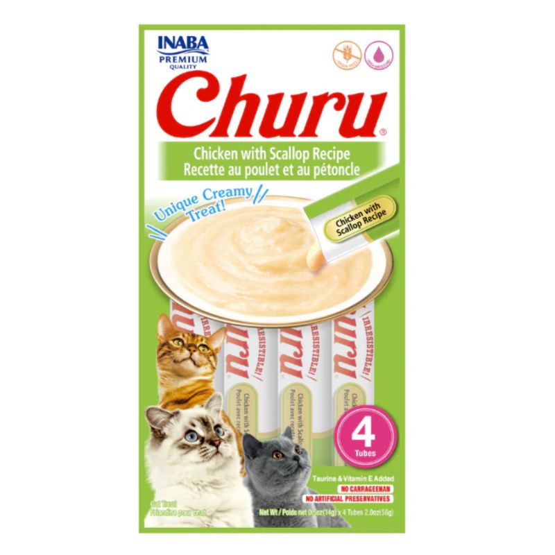 Chicken with Scallop Churu Recipe For Cats -  56 g