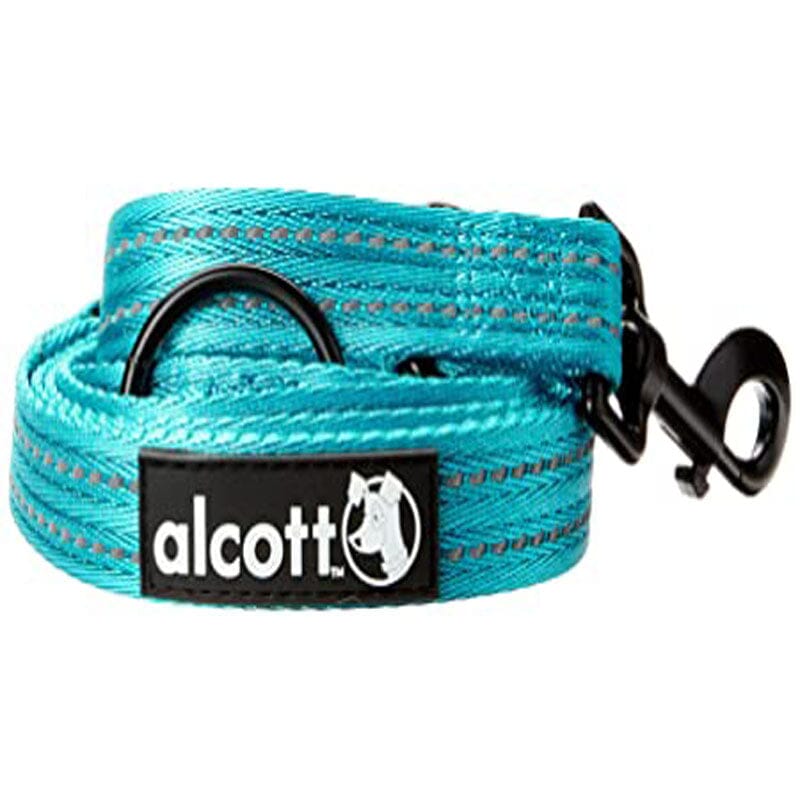 Adventure Alcott Adjustable Leash features reflective stitching, super duty swiveling leash clip and neoprene padded handle.