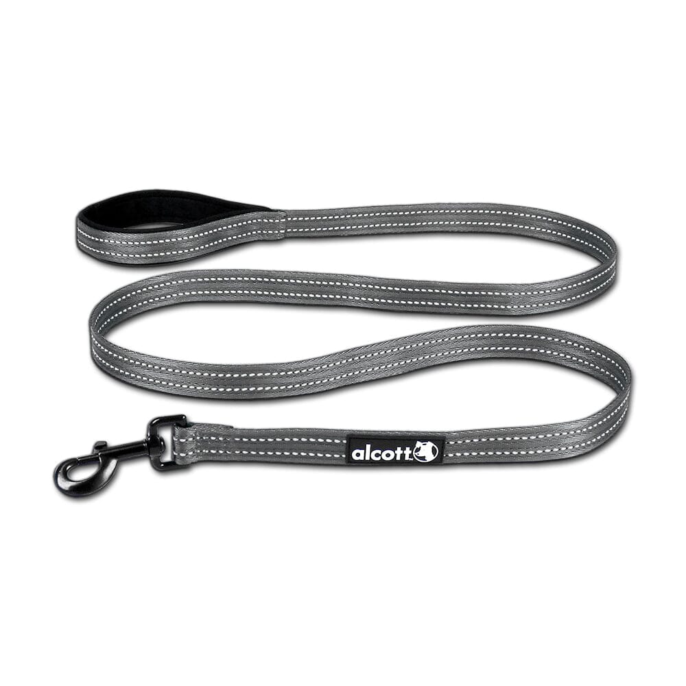 Adventure 6ft Leash with Reflective Stitching Pet Supplies Alcott Large Grey 